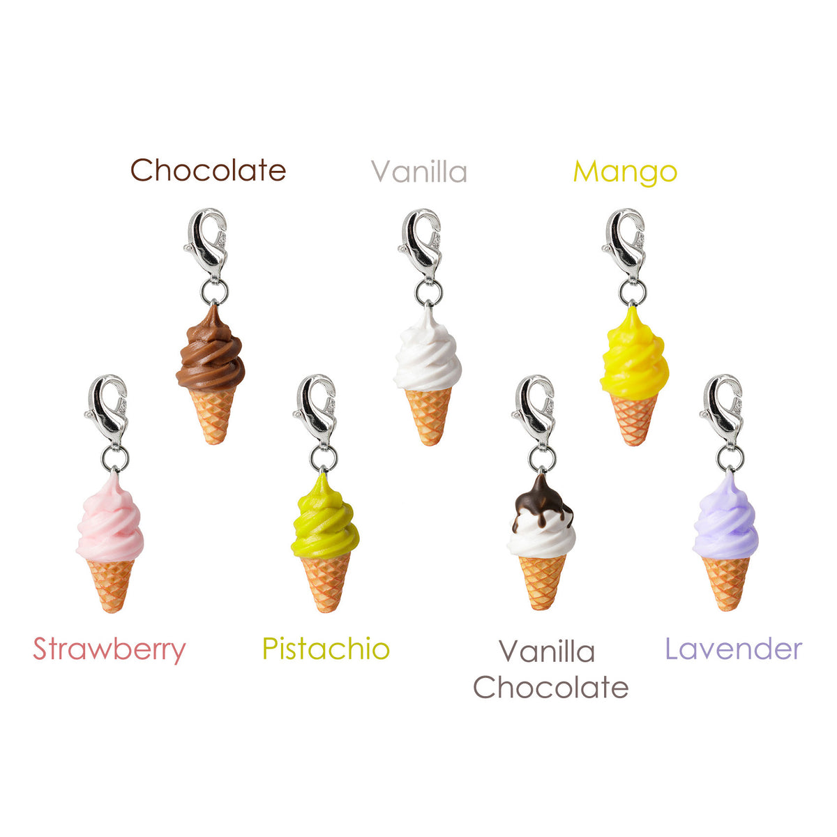 Polinacreations Silver charm hypoallergenic Stainless steel jewelry Vanilla Ice Cream Bracelet Charm, White Ice Cream Waffle Cone Charm Fake Food Jewelry Stitch Marker Crochet Waffle Charm Chocolate Jewelry pink strawberry ice cream charm chocolate ice cream charm pistachio ice cream charm yellow ice cream jewelry mango charm lavender ice cream necklace polina creations handmade jewelry trends rainbow jewelry rainbow charm rainbow ice cream jewelry
