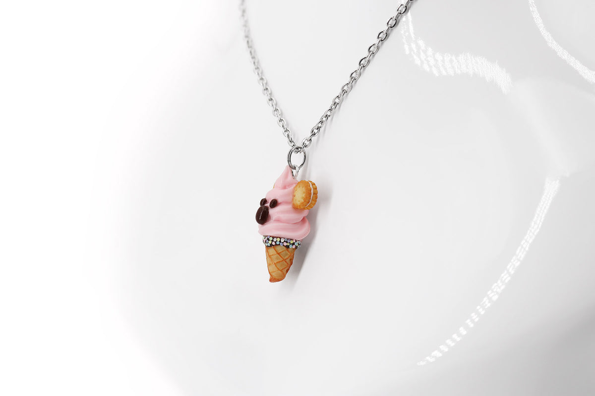 polinacreations Handmade jewelry Pink Koala Ice Cream Waffle Cone Pendant Koala Ice Cream Necklace Australia jewelry animal lover gift animal necklace animal jewelry cookie necklace cookie jewelry fake food jewelry polymer clay jewelry pink charm ice cream charm pink necklace pink jewelry pet jewelry pet gift wild animal waffle necklace waffle charm strawberry ice cream jewelry rainbow jewelry rainbow necklace rainbow charm sprinkle necklace jewellery miniature food jewelry mini food charm necklace