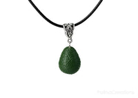 Handmade Avocado Heart Necklace, Valentine's day gift