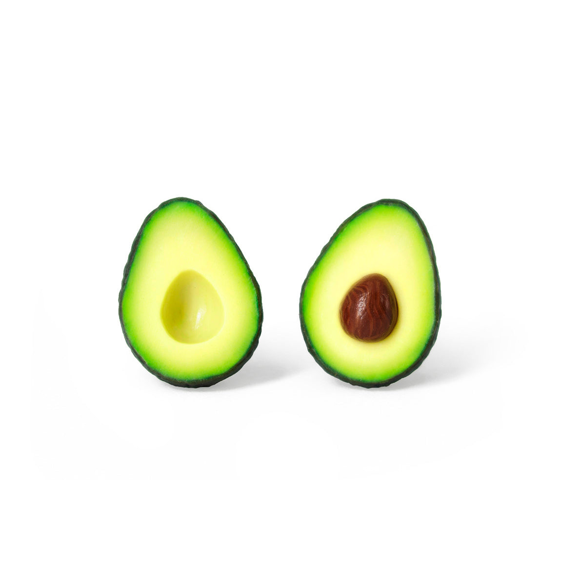 Handmade Avocado Stud Earrings