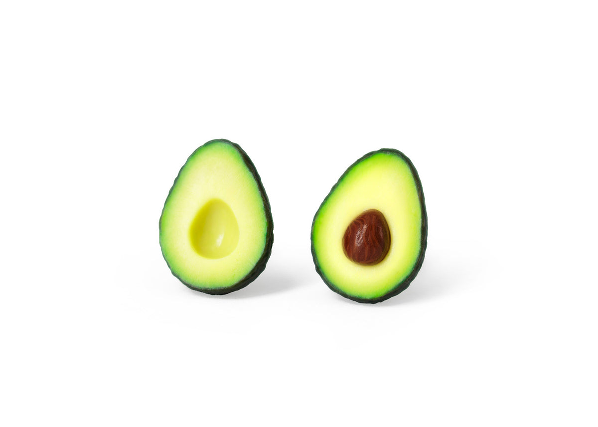 Handmade Avocado Stud Earrings