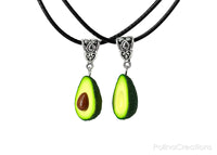 Handmade Best Friend Forever Avocado Necklaces, Valentine's day gift