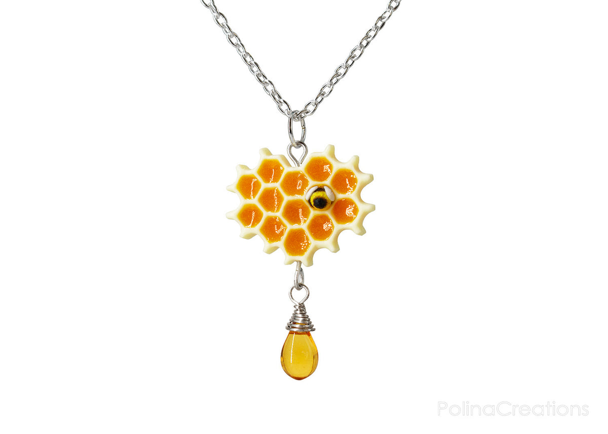 Handmade Honeycomb Necklace