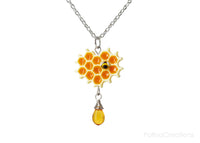 Handmade Honeycomb Necklace