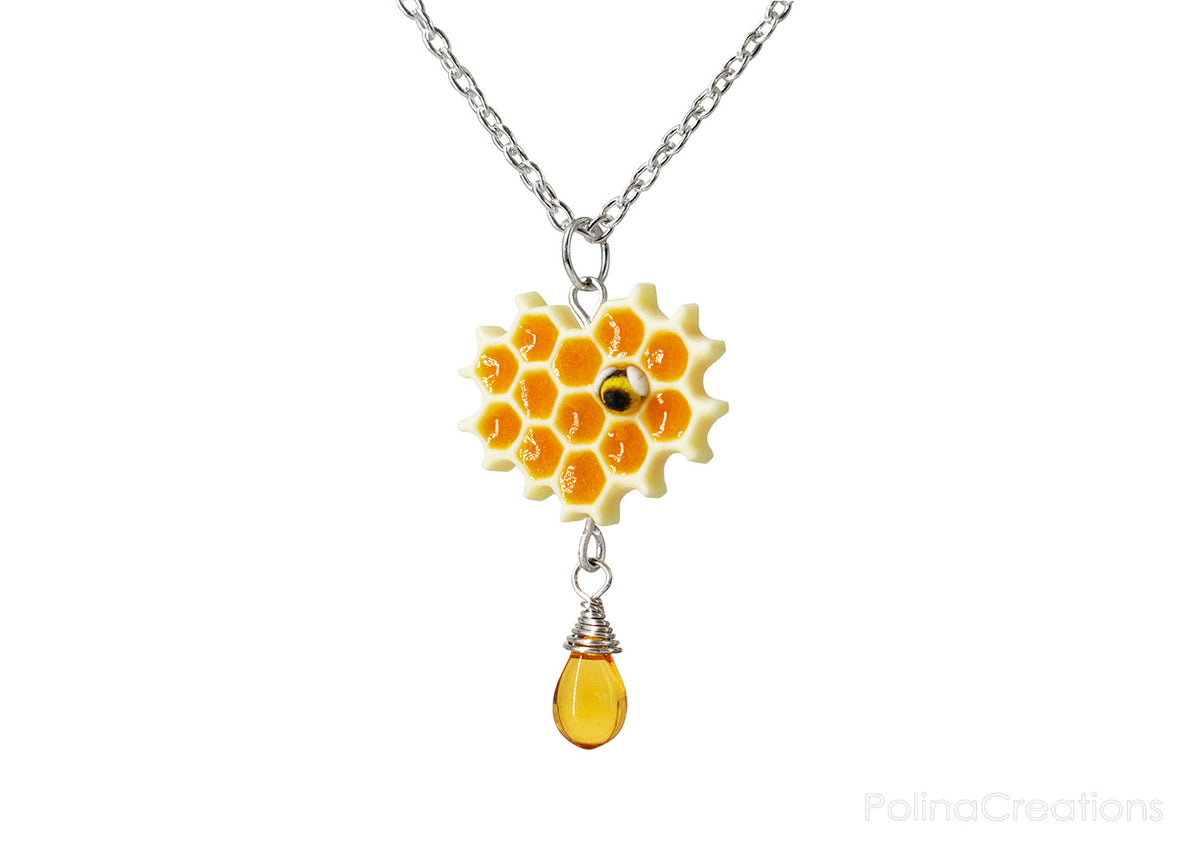 Handmade Honeycomb Necklace