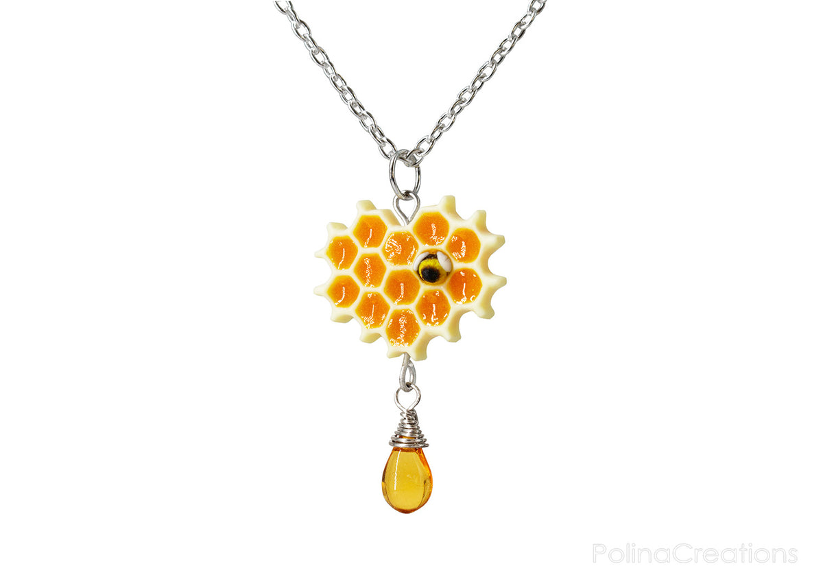 Handmade Honeycomb Necklace