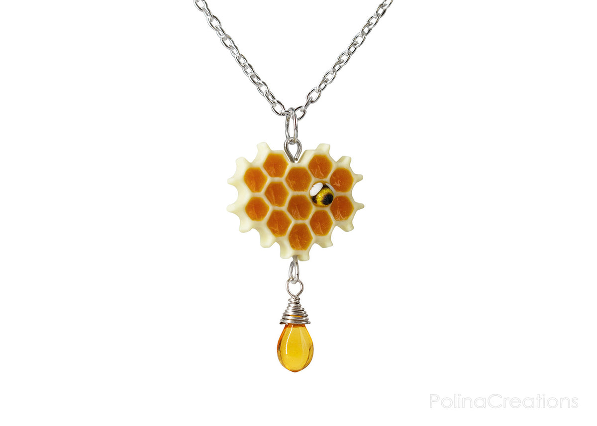 Handmade Honeycomb Necklace