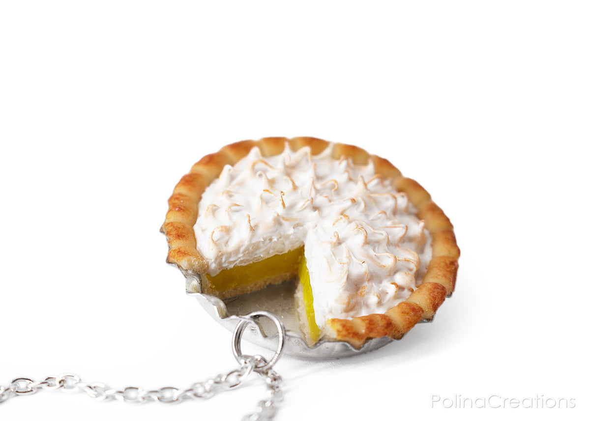 Polinacreations Handmade Jewelry meringue Pie Pendant meringue Pie Necklace,Miniature Food Jewelry lime Jewelry lime Necklace yellow charm yellow jewelry yellow necklace Fake food jewelry mini food charm pie charm circle necklace green circle charm pastry jewelry pastry charm gift for her gift for woman bottle cap jewelry berry necklace berry charm fruit jewelry fruit necklace whipped cream
