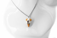 polinacreations Handmade jewelry white Koala Ice Cream Pendant Koala Ice Cream Necklace Australia jewelry animal lover gift animal necklace animal jewelry cookie necklace cookie jewelry fake food jewelry polymer clay jewelry white charm ice cream charm white necklace white jewelry pet jewelry pet gift wild animal waffle necklace waffle charm vanilla ice cream jewelry rainbow jewelry rainbow necklace rainbow charm sprinkle necklace miniature food jewelry mini food charm necklace white ice cream necklace