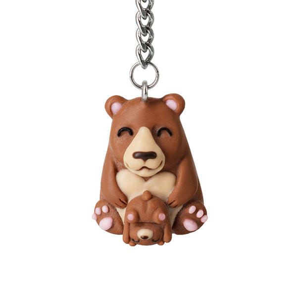 Polinacreations Mama Bear and Baby Keychain. Mothers Day Gift Mother Daughter Son Jewelry Moms Birthday Gift Moms Day Key Ring Teddy bear Jewelry Pet Gifts