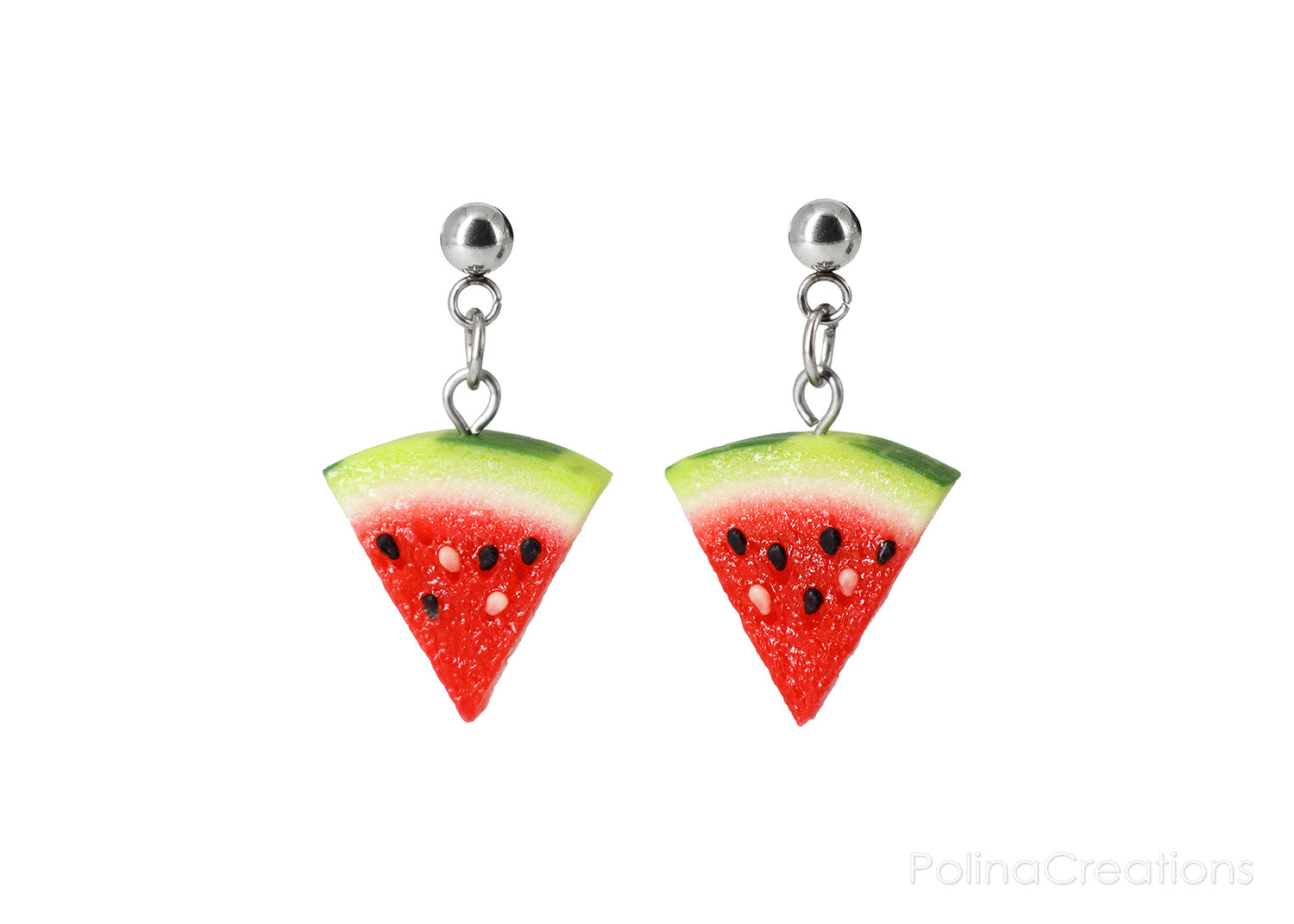 Watermelon stud earrings discount