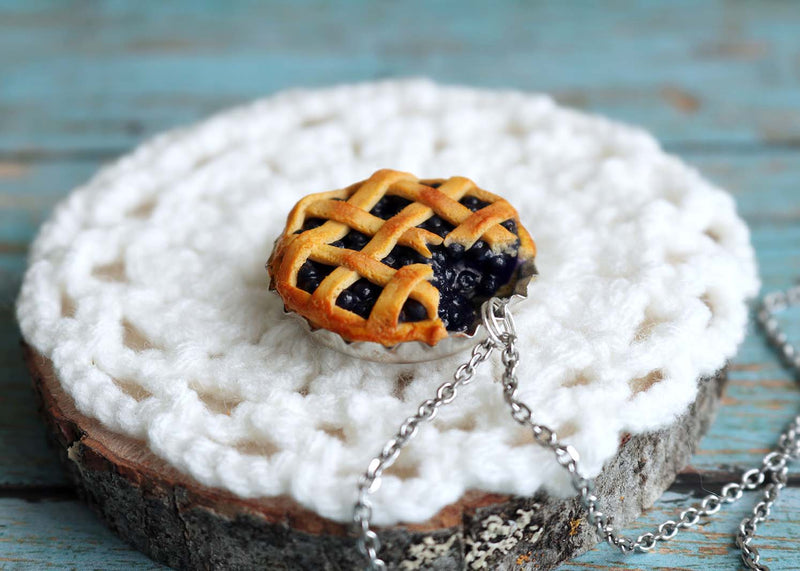 Handmade Bottle Cap Cherry Pie Necklace – PolinaCreations