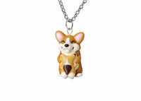 Mothers Day Gift Mama Corgi and Baby Necklace. Mothers Day Gift Necklace Corgi Dog Gift, Corgi Necklace Corgi Jewelry Polymer clay jewelry