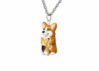 Mothers Day Gift Mama Corgi and Baby Necklace. Mothers Day Gift Necklace Corgi Dog Gift, Corgi Necklace Corgi Jewelry polinacreations 