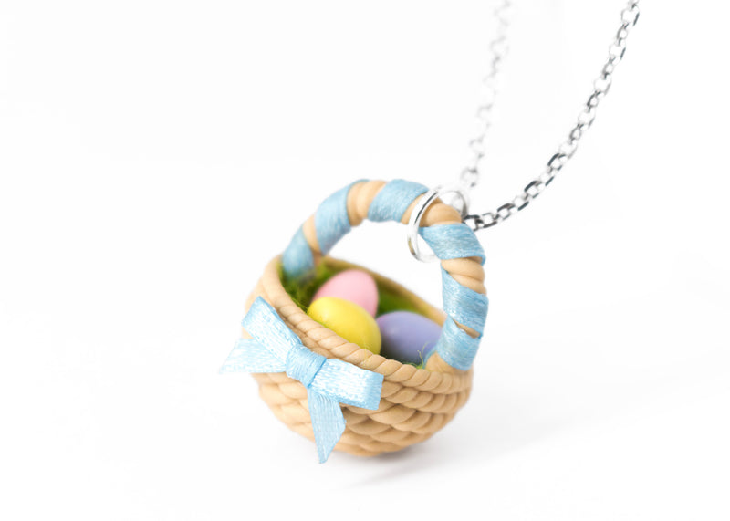 Easter Eggs Miniature Food Jewelry Clay Jewelry Easter Egg Charm Set Polymer Clay — AllSoCharming