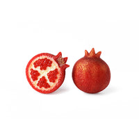 Handmade Pomegranate Stud Earrings