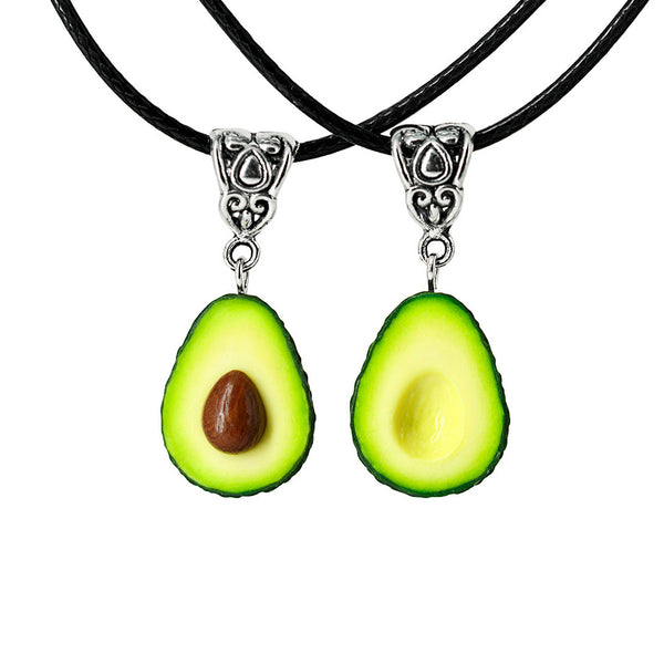 Handmade Best Friend Forever Avocado Necklaces, Valentine's day gift