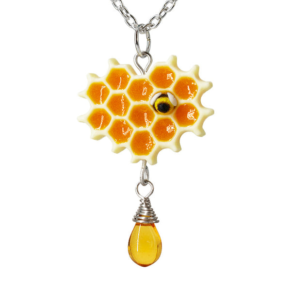 Handmade Honeycomb Necklace