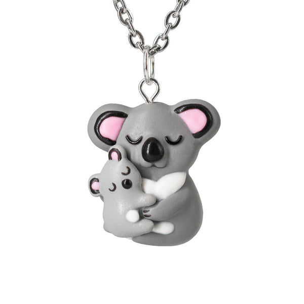 Mothers Day Gift Mama Koala and Baby Necklace. Mother Daughter Jewelry Moms Birthday Gift Australian Animal jewelry Australia Necklace