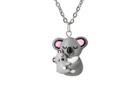 polinacreations Mothers Day Gift Mama Koala and Baby Necklace. Mother Daughter Jewelry Moms Birthday Gift Australian Animal jewelry Australia Necklace