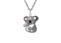 polinacreations Mothers Day Gift Mama Koala and Baby Necklace. Mother Daughter Jewelry Moms Birthday Gift Australian Animal jewelry Australia Necklace 