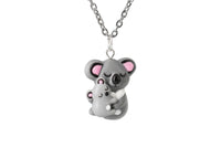 polinacreations Mothers Day Gift Mama Koala and Baby Necklace. Mother Daughter Jewelry polymer clay Moms Birthday Gift Australian Animal jewelry Australia Necklace 