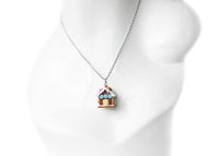 Handmade Gingerbread House Necklace, Christmas Gift