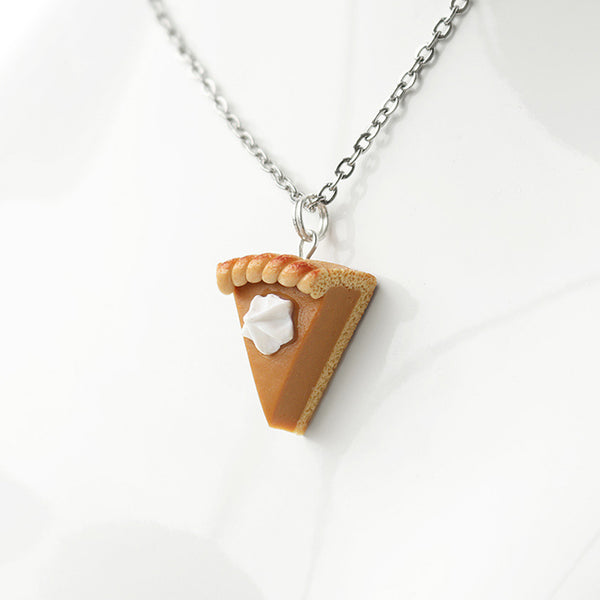 polinacreations Handmade jewelry Polymer Clay Pumpkin Pie Necklace. Pumpkin Pie charm orange charm Orange jewelry orange necklace Fake Food Necklace Pumpkin Pie jewelry Miniature Food autumn jewelry fall jewelry mini food jewelry gift for her Thanksgiving gift Thanksgiving jewelry holiday jewelry pumpkin charm gift for woman pastry jewelry pastry pendant